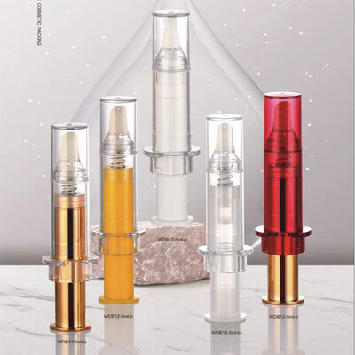 Dobra cena 10ml Custom Color Leak Proof Airless Syringe Bottle for Eye Serum Face Cream Cosmetic Packaging w Internecie