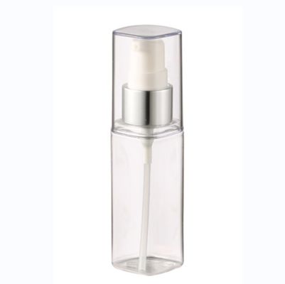 Dobra cena Kwadratowa butelka perfum 50 ml w niestandardowym kolorze PETG Butelka kosmetyczna w Internecie