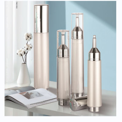 Dobra cena Strzykawka 5 ml, 10 ml, 15 ml, butelka bezpowietrzna, butelka pod krem pod oczy z pompką-atomizerem w Internecie